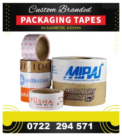 Custom Strong Kenya Tapes for packaging needs