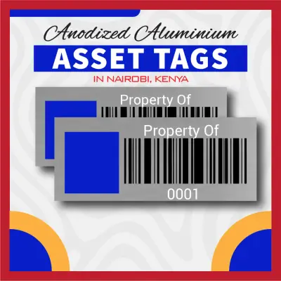 Nairobi, Kenya – Aluminium Asset tags – Asset label manufacturers