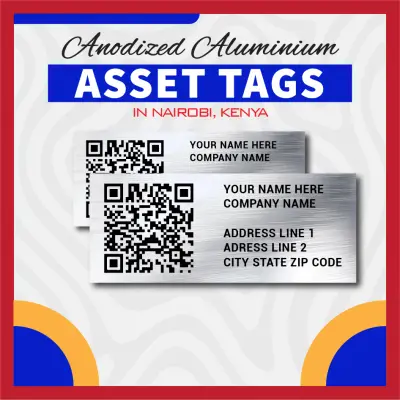 Durable Barcode QR code Labels for Asset Tracking