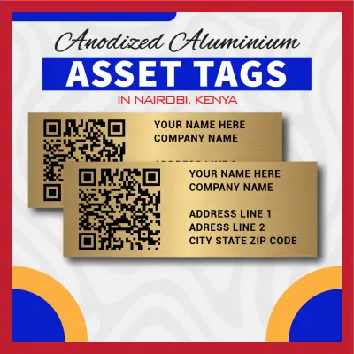 Custom Asset Tags: Asset Sticker Labels Nairobi, Kenya