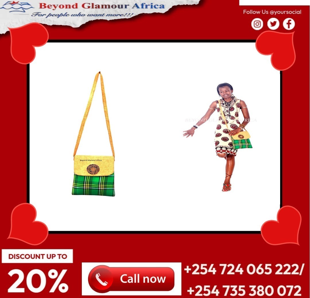 A ladies unique and fashionable sling bag which has a beaded deasign