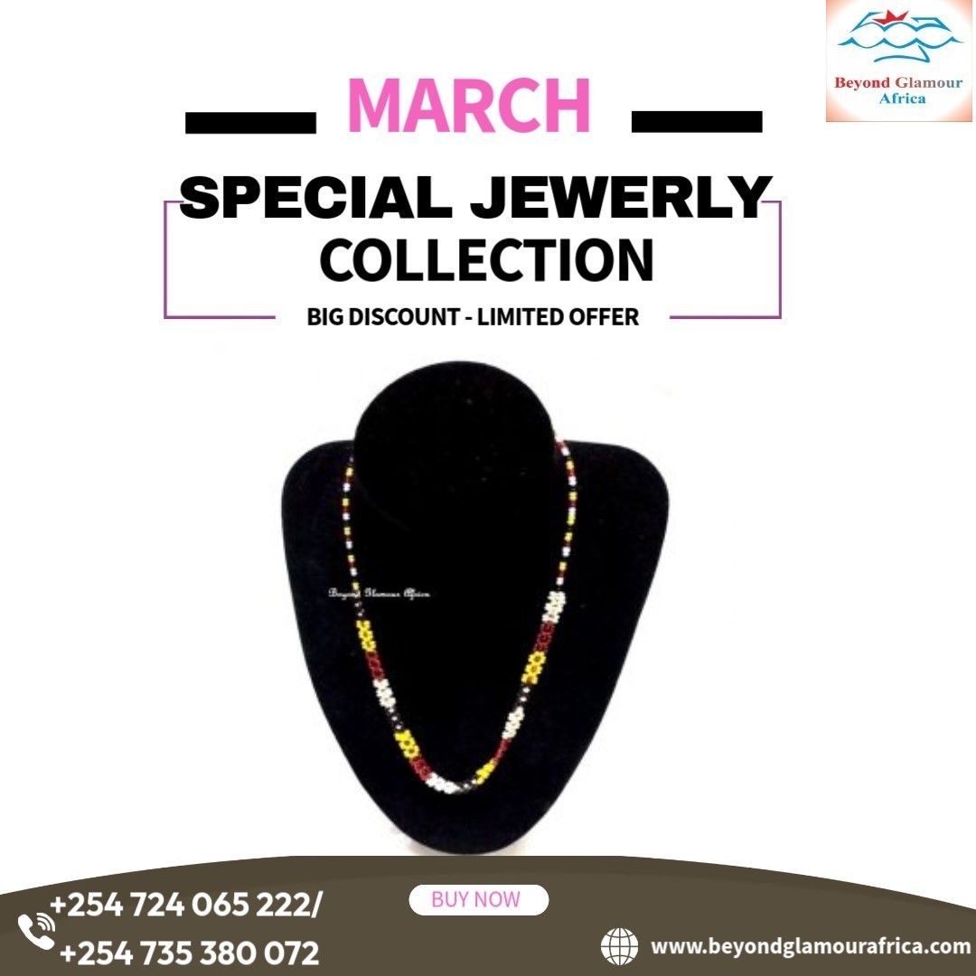 A maasai African beaded necklace very fashionable