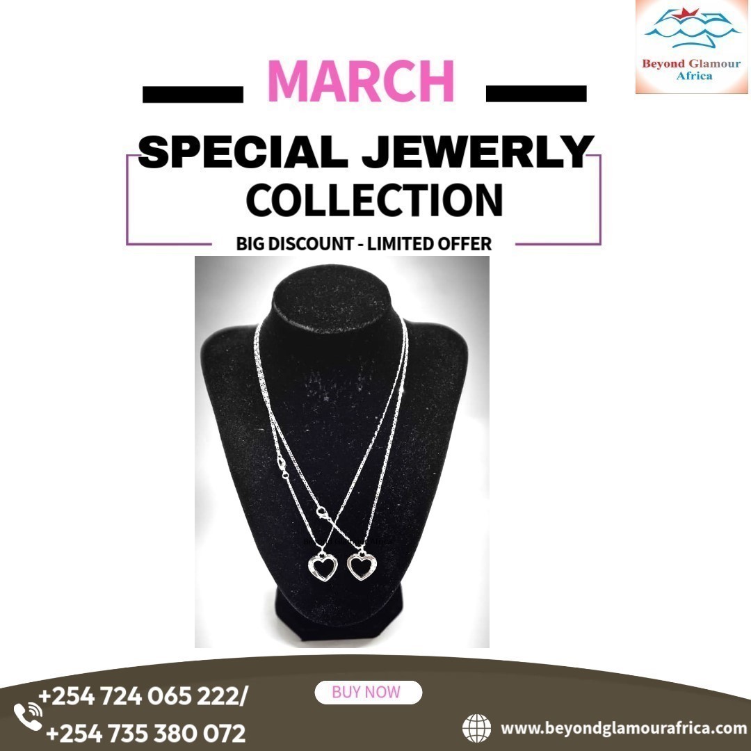 A love designed silver chain necklace easy and comfortable to wear