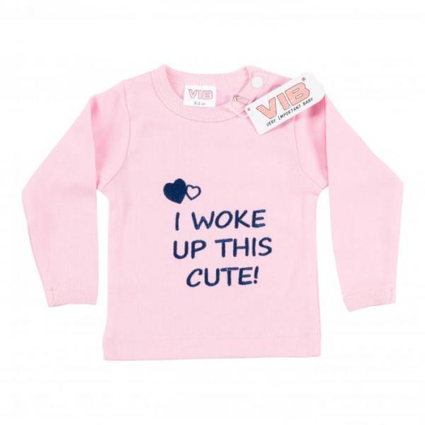 Pink "Quack & Tweet" Long Sleeved Top - 0-3 months
