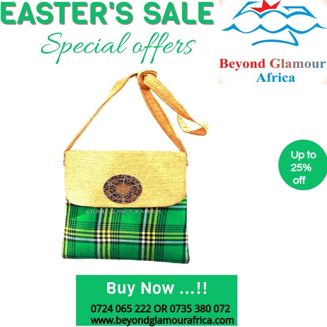 A ladies green sling bag very fashionable