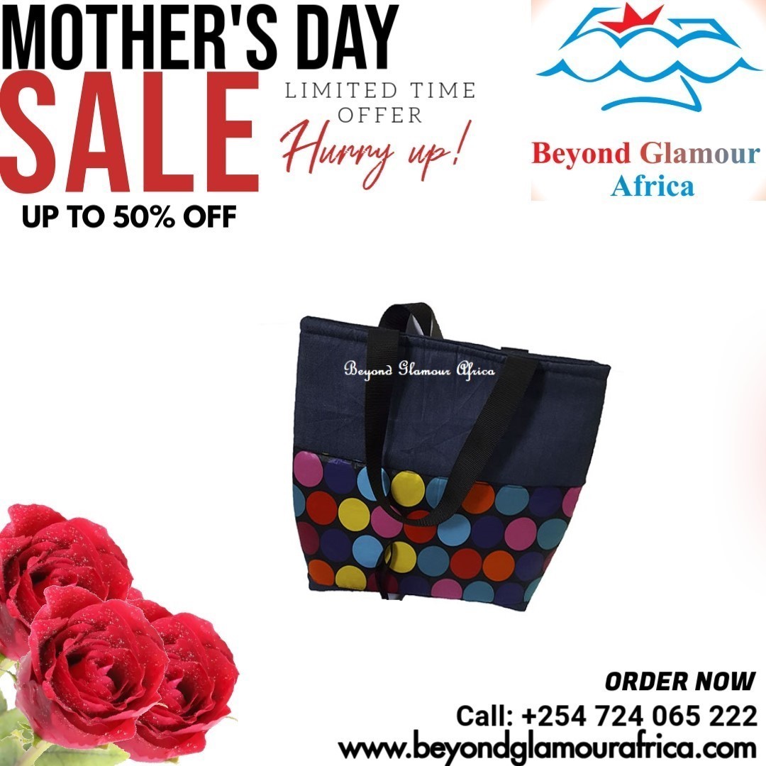 Women's multi colored denim handbag very fashionable to have