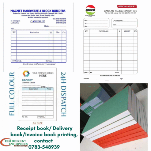 Delivery Books Printing