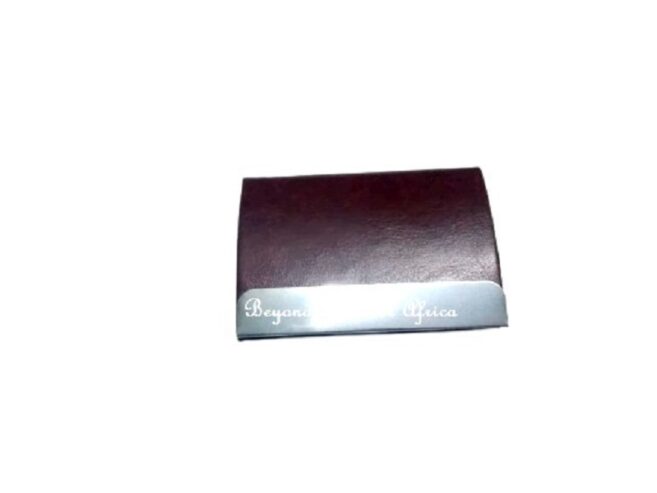 Maroon Leather cardholder