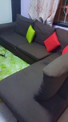 5 seater L shaped sofa