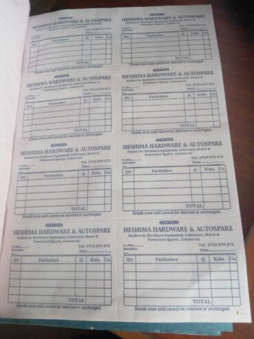 Cash Sale Receipt | Invoice Book | Delivery Book Printing