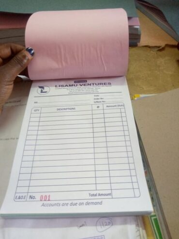 Company Receipt Book | Invoice Book | Delivery Book Printing