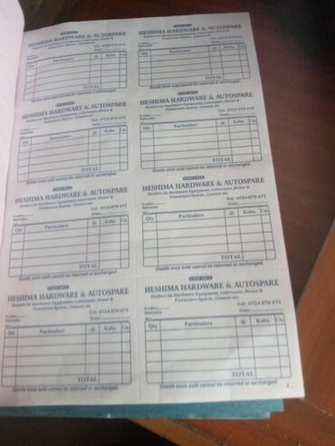 Business Receipt Book | Invoice Book | Delivery Book Printing