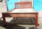 Beautiful, strong 3.5 by 6 pine bed