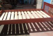 Beautiful, strong 3.5 by 6 pine bed
