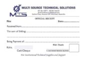 Design & Print of Receipt book ,Invoice book , Delivery book