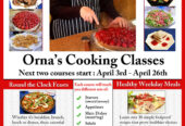 Orna’s Cooking Classes – Round The Clock Feasts (April 2014) by Orna Klotsman