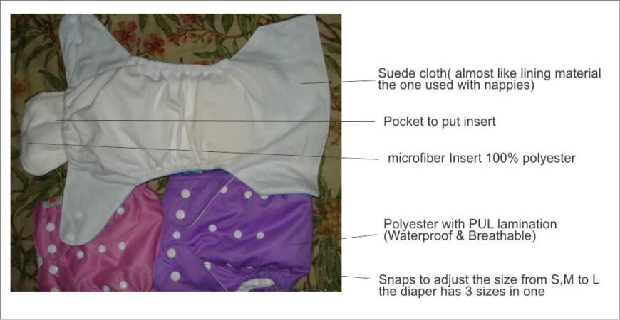Washable diapers