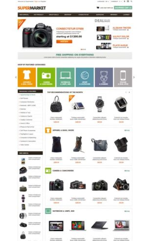 Ecommerce website design