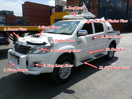 Toyota hilux exporter