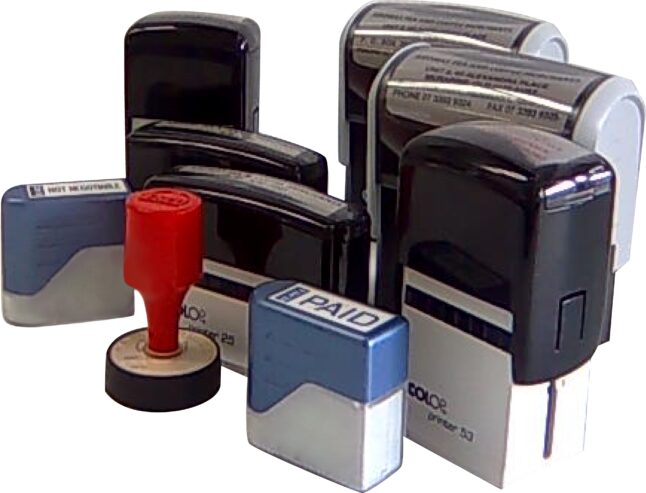 Rubber Stamps and seals