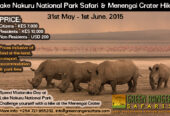 Lake Nakuru National Park Safari and Menengai Crater Hike (31 May – 1 June)