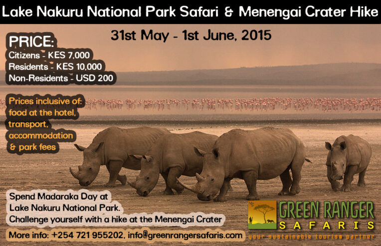 Lake Nakuru National Park Safari and Menengai Crater Hike (31 May – 1 June)