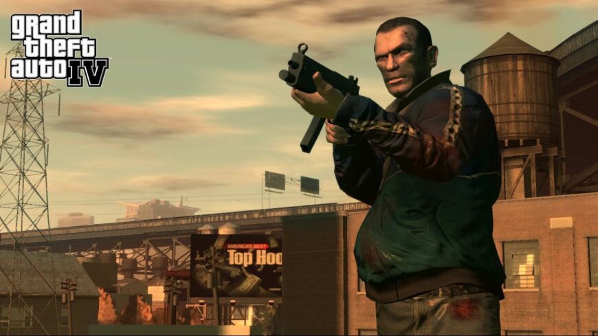 Grand THEFT Auto 1V(GTA 4) Computer Game.