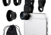 Universal 3 in 1 Lens Clip for Phones and Tablets