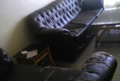 two seater,3 seater luxury seat and a 3seater
