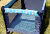 SkyBaby – beautiful portable baby cot & playpen in one!