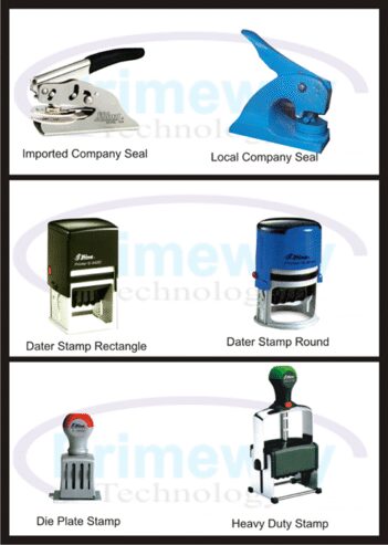 Rubber stamps & Company seals