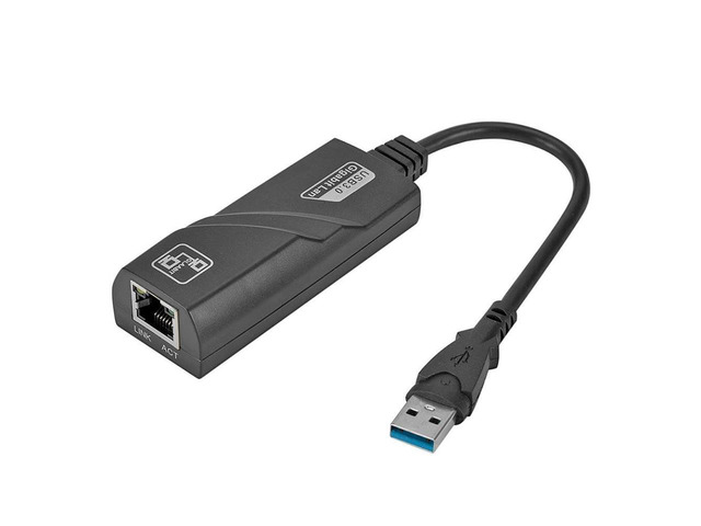 USB 3.0 to 10_100_1000 Gigabit Ethernet RJ45 LAN Network Adapter for Computer