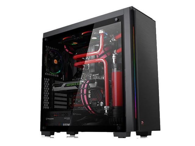 Red Micro ATX Gaming Computer Casing EXPEDITION H605