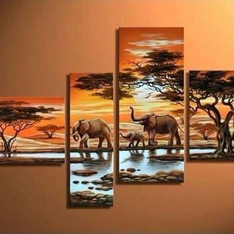 Maasai Mara Sunset Canvas