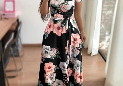 Womens-Floral-Maxi-Dress