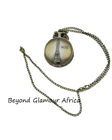 Timeless Elegance Eiffel Tower Pocket Watch