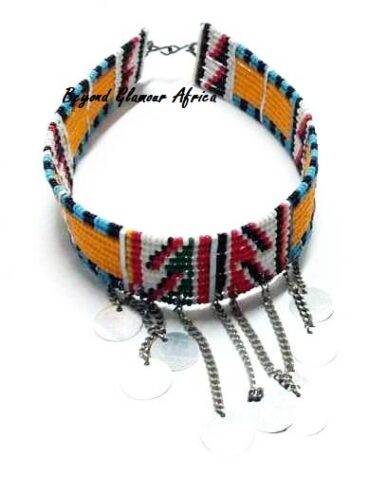 Elegant Beaded Maasai Choker