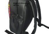 Dashiki Chic Leather Backpack