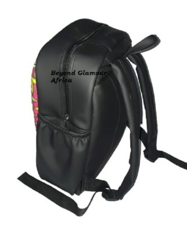 Dashiki Chic Leather Backpack