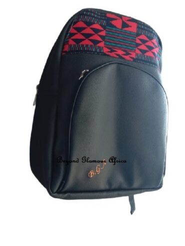 Dashiki Chic Leather Backpack