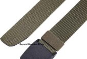army green men’s fashion belt.