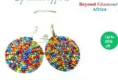 Ladies African maasai beaded earrings very fashionable