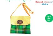A ladies green sling bag very fashionable