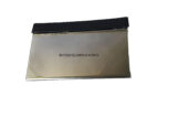 A brown customized cardholder