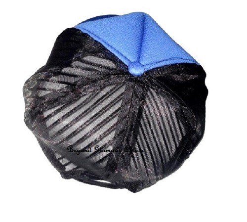 A unisex Manchester united mesh blue cap