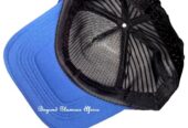 A unisex Manchester united mesh blue cap