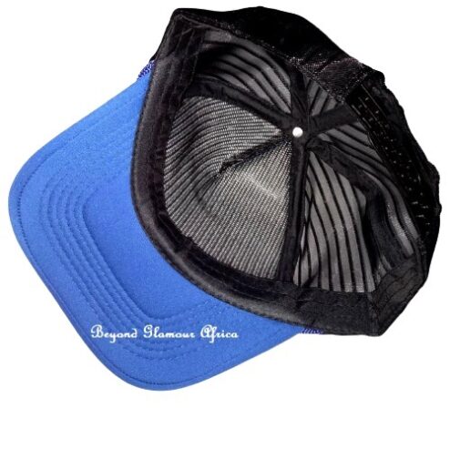 A unisex Manchester united mesh blue cap