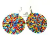 Ladies African maasai beaded earrings very fashionable