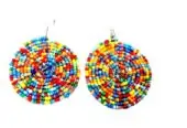 Ladies African maasai beaded earrings very fashionable
