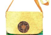 A ladies green sling bag very fashionable